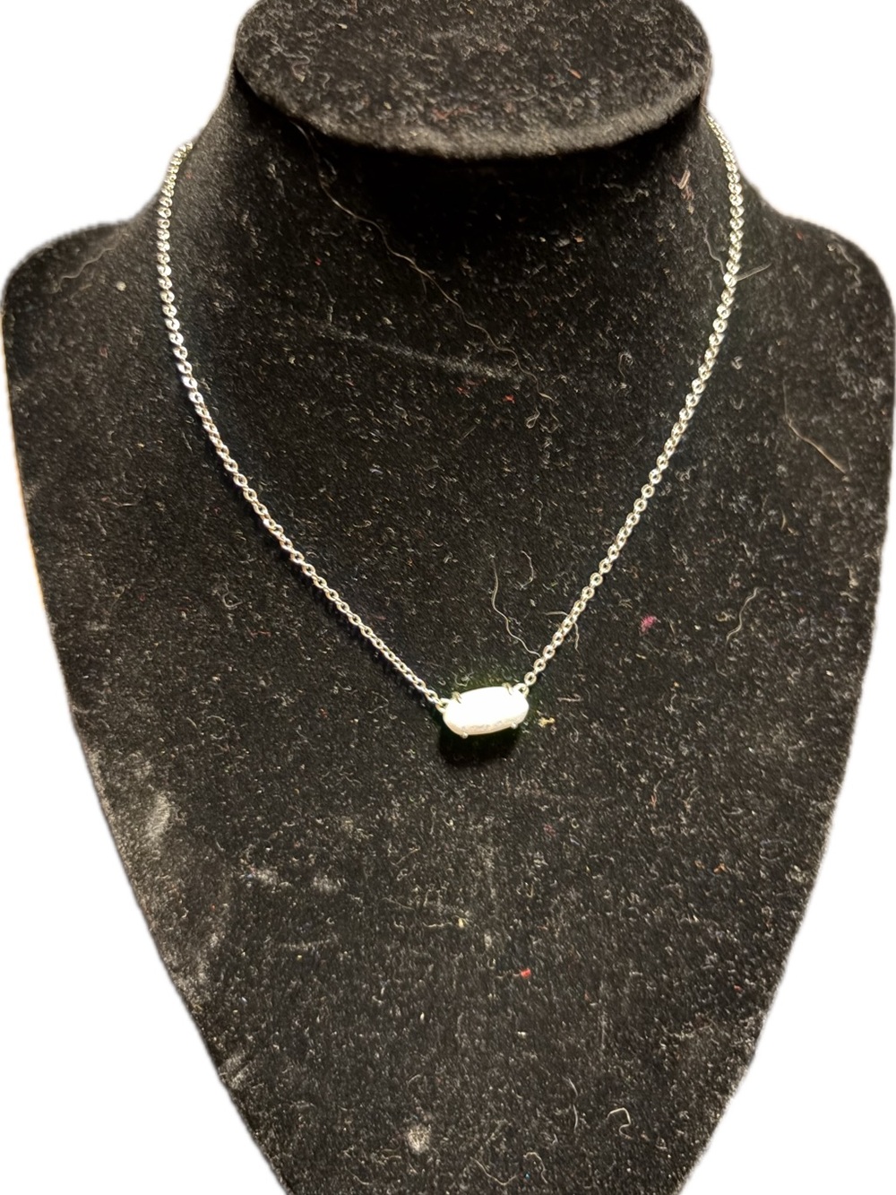 Kendra Scott Minimal Silver Bar Pendant Necklace - Women's Jewelry